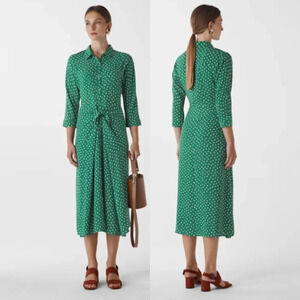 Whistles Abstract Spot Selma Tie Dress 33047